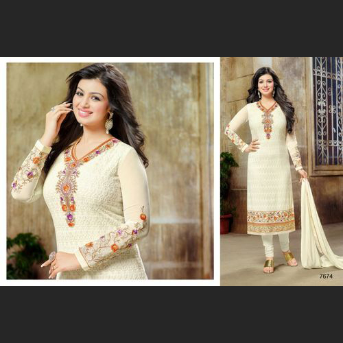 Fancy Designer Georgette Embroidery Suits